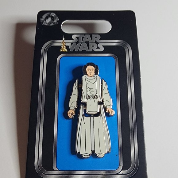 Disney Star Wars Princess Leia Limited Release Kenner Action Figure Pin - Picture 1 of 2